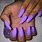 Neon Purple Nails