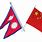 Nepal China Flag