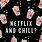 Netflix and Chill Cartoon