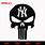 New York Yankees Skull Logo