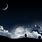 Night Sky Stars Clouds Moon