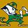 Notre Dame Leprechaun Logo