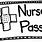 Nurse Pass Clip Art