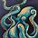 Octopus Oil Painting