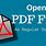 Open PDF 1 File