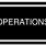 Operations Word Logo