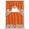 Orange Kitchen Curtains