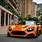 Orange Luxury Car