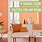 Orange Paint Colors for Living Room