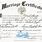 Oregon Marriage Certificate