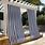 Outdoor Curtains with Grommets
