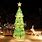 Outdoor Lighted Christmas Tree Decoration