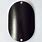 Oval Pin Hole Black Cover