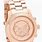Oversized Rose Gold Watch