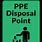 PPE Disposal Sign