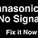 Panasonic TV No Signal