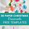Paper Christmas Decorations Template