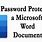 Password Protect Microsoft Word Document