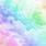 Pastel Rainbow with Clouds Wallpaper