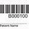 Patient Label Barcode
