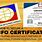 Pdos Certificate Sample