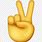 Peace Out Sign Emoji