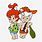 Pebbles and Bam Bam PNG