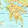 Peloponnese Greece Map