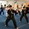 People Trainig Martial Arts