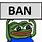 Pepe Ban Emoji