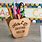 Personalized Wooden Apple Pencil Holder