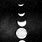 Phases of the Moon Aesthetic Wallpaper