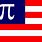 Pi Day with American Flag