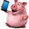 Pig On Phone