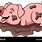 Pig in Mud Cartoon