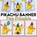 Pikachu Banner