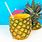 Pineapple Drink Cups