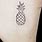 Pineapple Tattoo Stencil