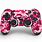 Pink Camo PS4 Controller