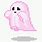 Pink Ghost GIF