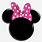 Pink Minnie Mouse Ears Clip Art