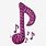 Pink Musical Notes