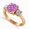Pink Rose Gold Engagement Rings