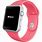 Pink Smart Apple Watch for iPhone 12