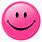 Pink Smiley-Face Emoji