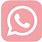 Pink WhatsApp Logo