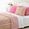 Pink and Green Bedding