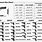 Pistol Sizes Chart