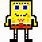 Pixel Art of Spongebob