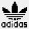 Pixelated Adidas Logo